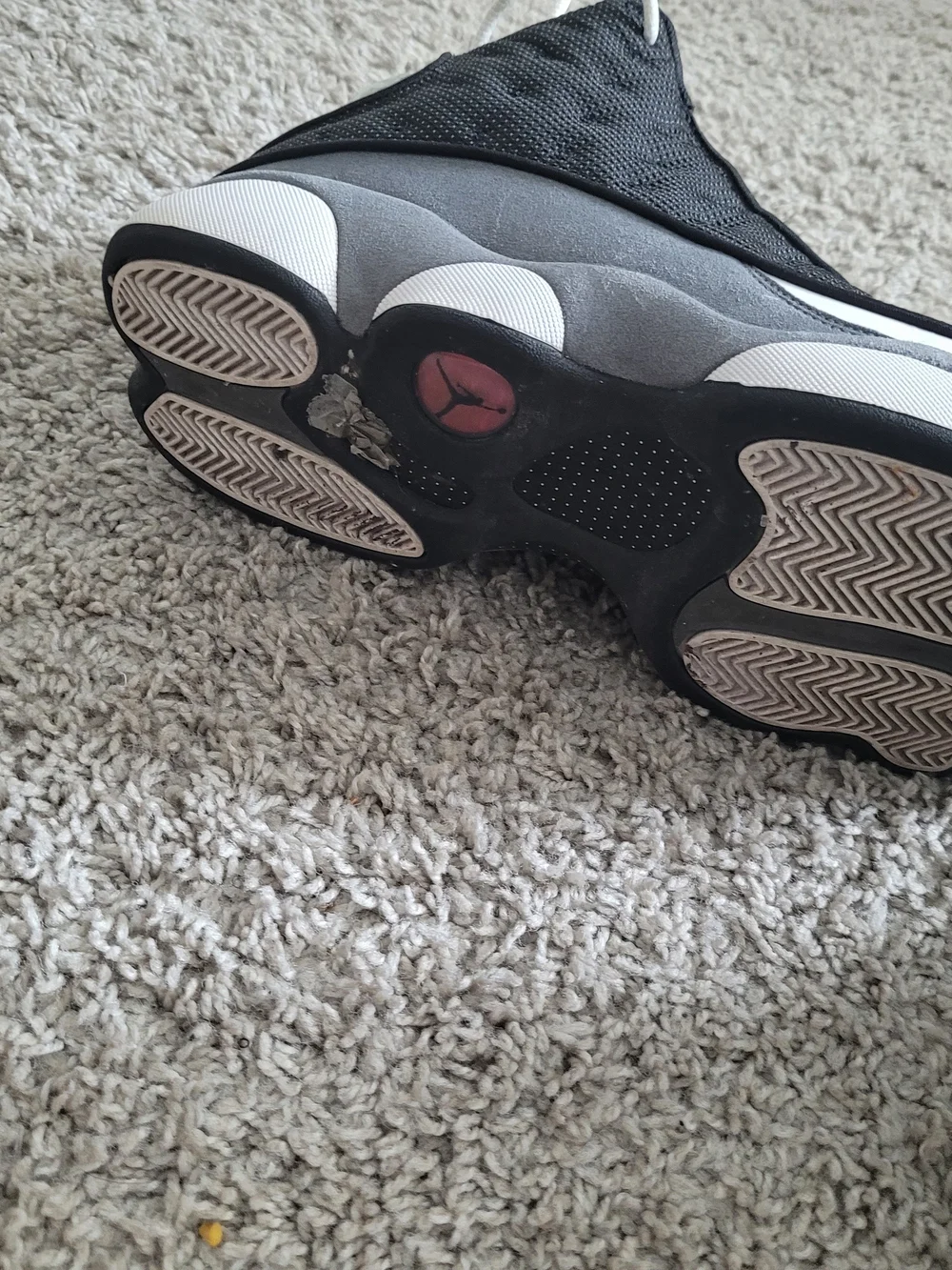 Nike Air Jordan 13 Retro Low-Top Sneakers - White, Black, Gray